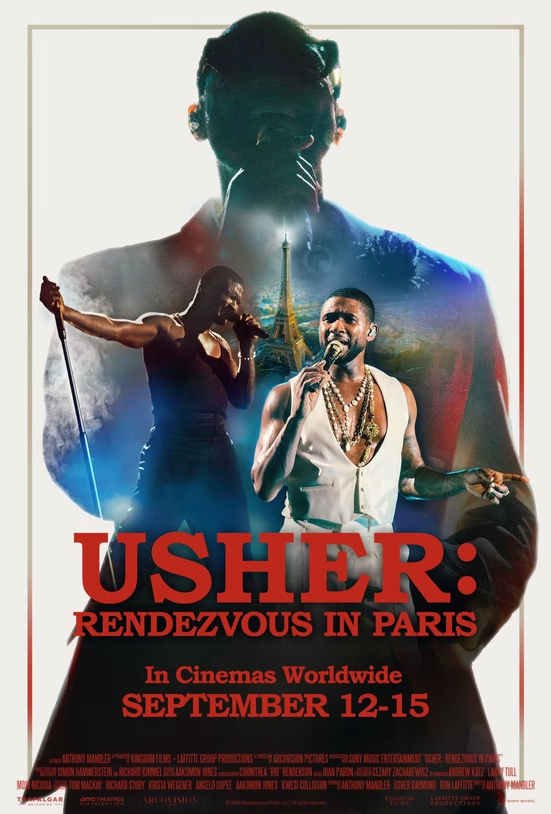 Usher: Rendezvous in Paris - silhouette key art