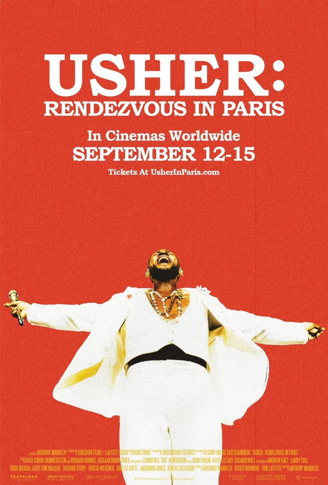 Usher: Rendezvous in Paris - teaser one-sheet